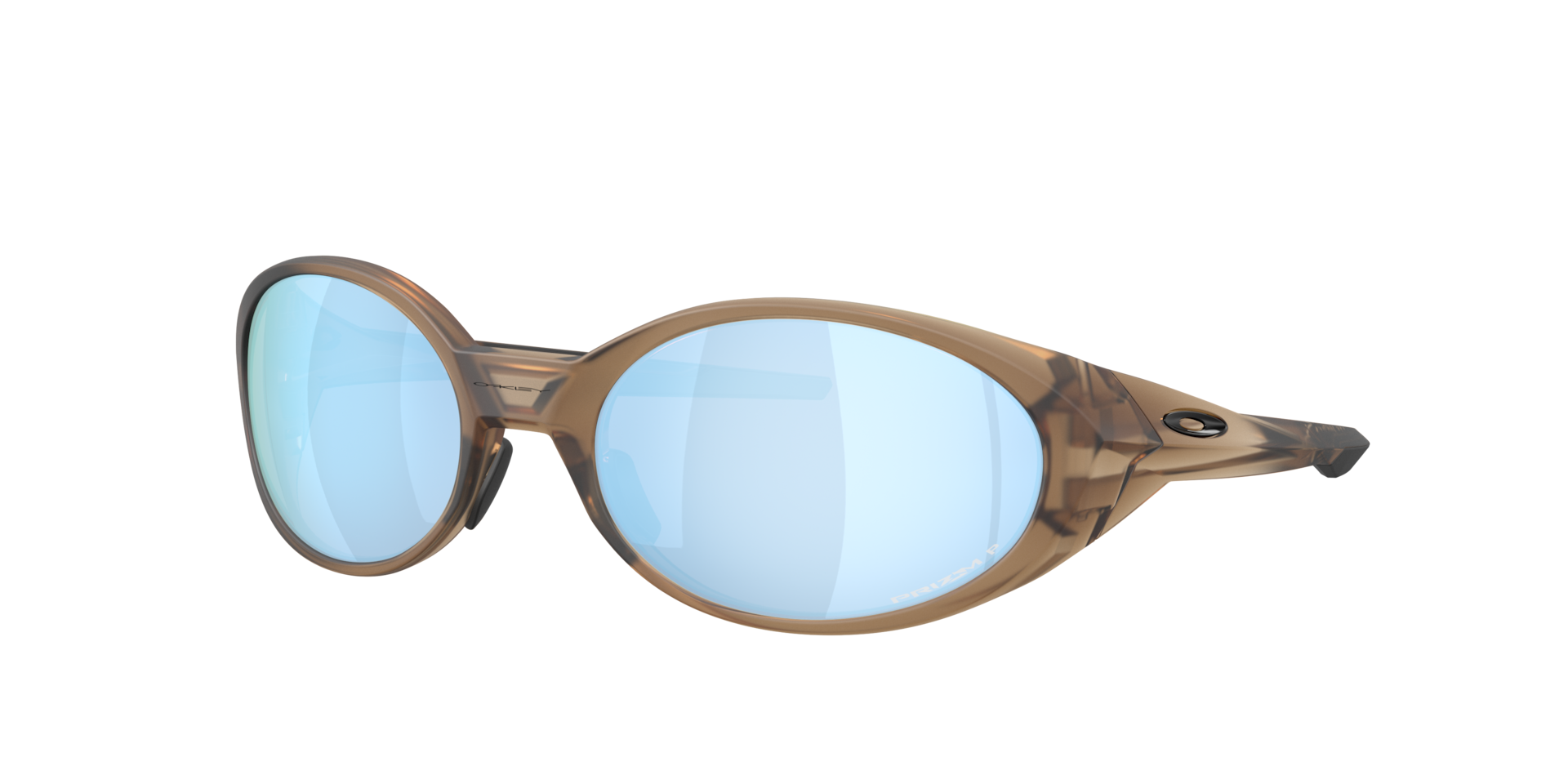 Oakley Homme Sunglass Eye Jacket™ Redux - Couleur du Monture: Marron mat Smoke, Couleur de Lentille: Prizm Deep Water Polarized