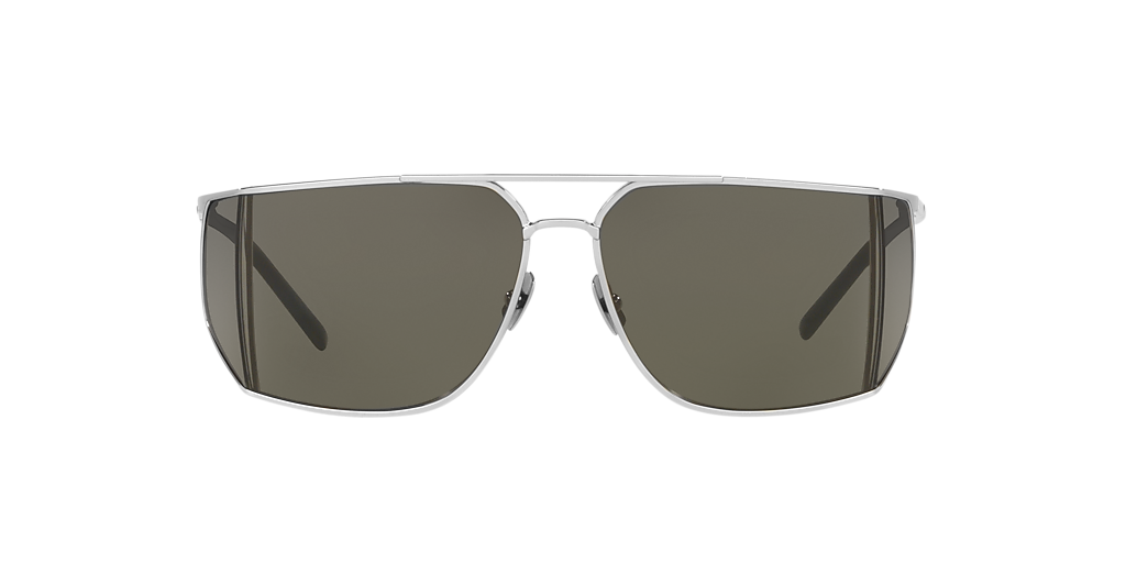 Saint Laurent SL 750 XXL (69 - 13) with Grey lenses and Silver