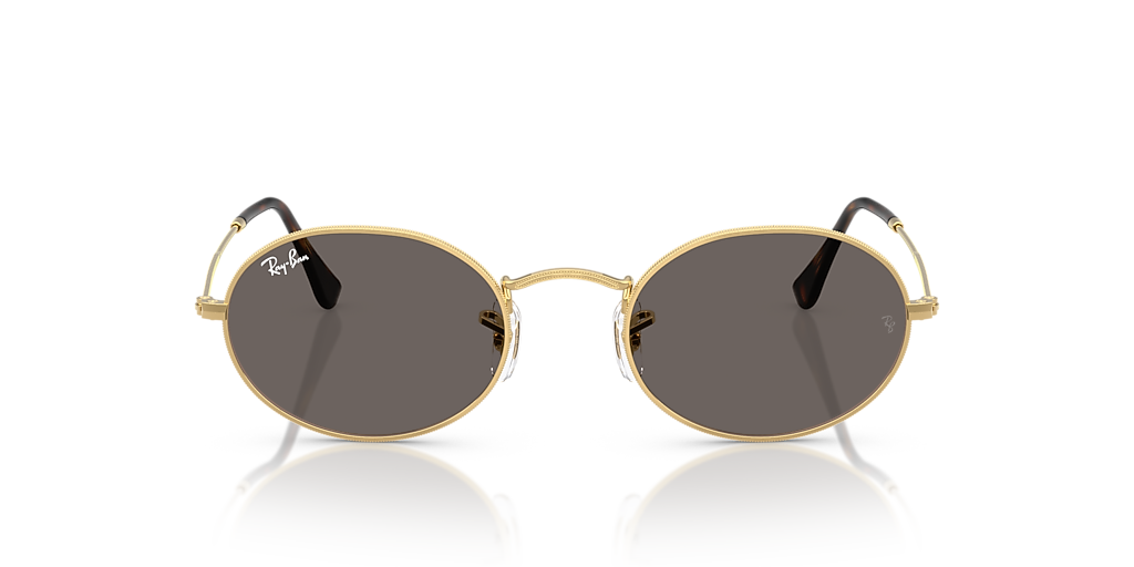 Ray-Ban Oval Flat Lenses M (51 - 21) with Grey lenses and 