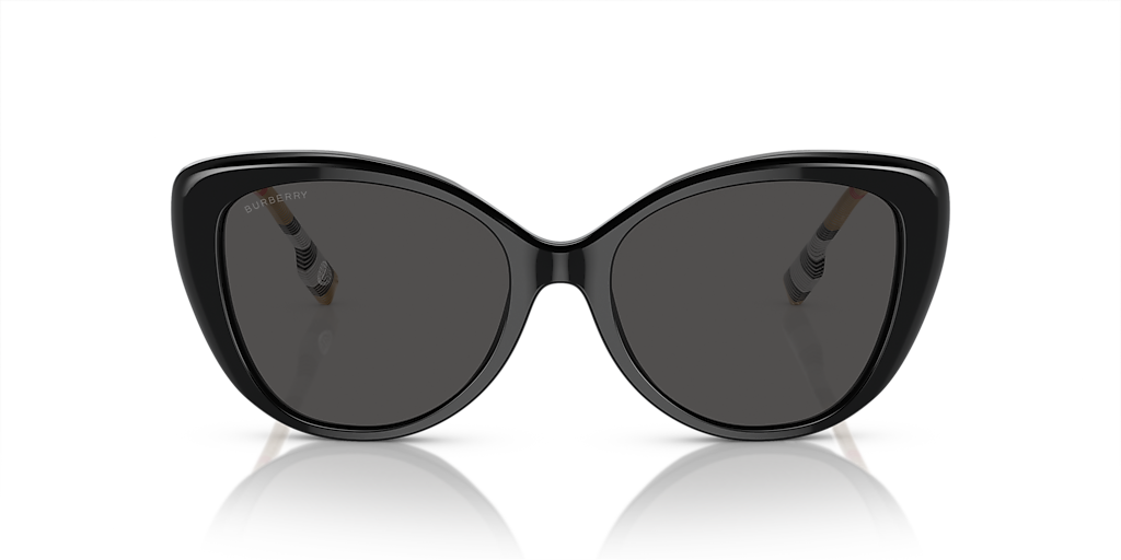 Burberry BE4407F L (54 - 17) with Grey lenses and Black frame