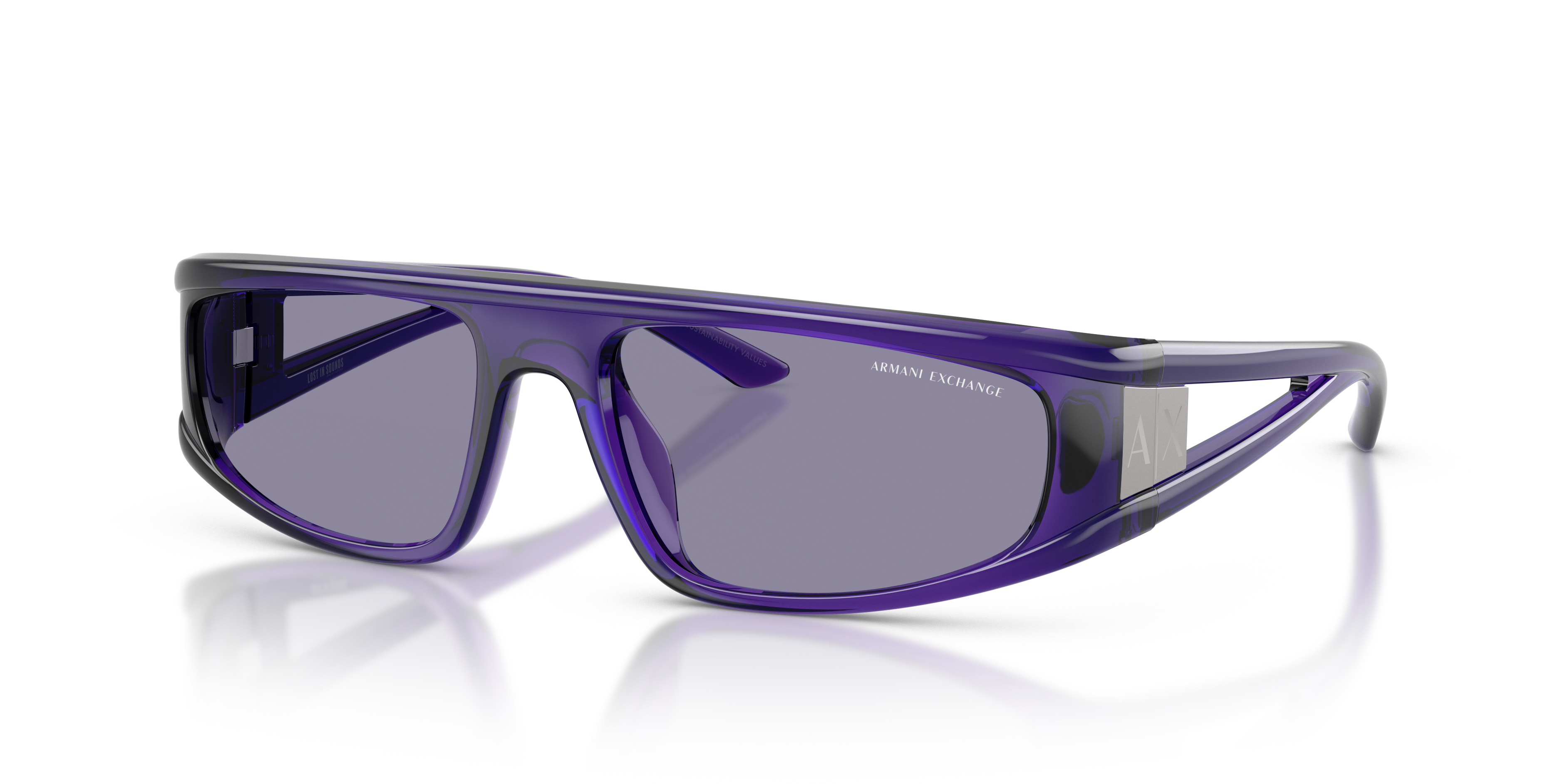 Armani Exchange AX4159SU L (59 - 18) with Violet lenses and Gold