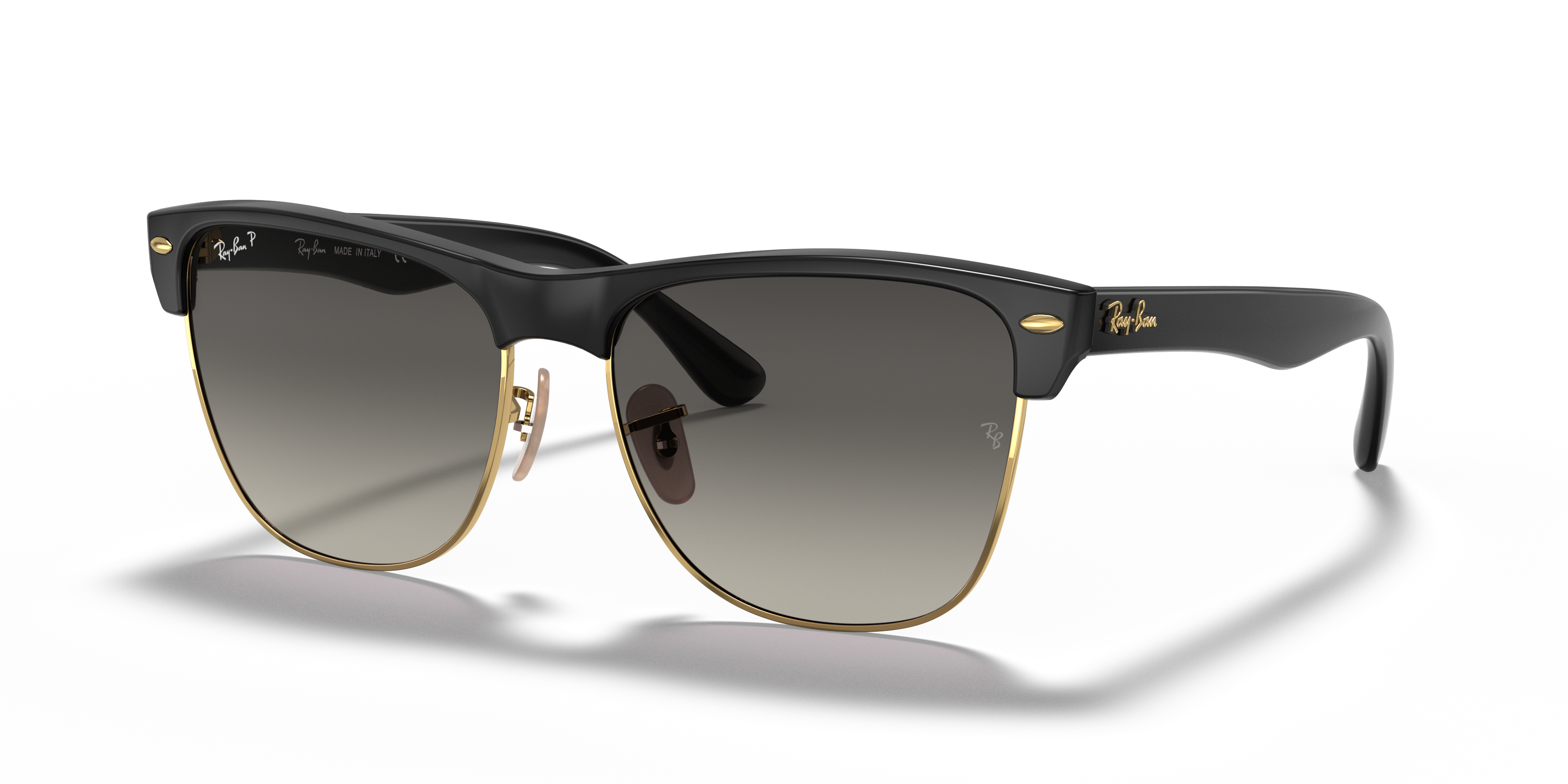 Ray-Ban Clubmaster Oversized L (57 - 16) com Lentes Cinza e