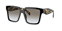 Prada PR 24ZSF L (57 - 14) with Brown lenses and Tortoise frame