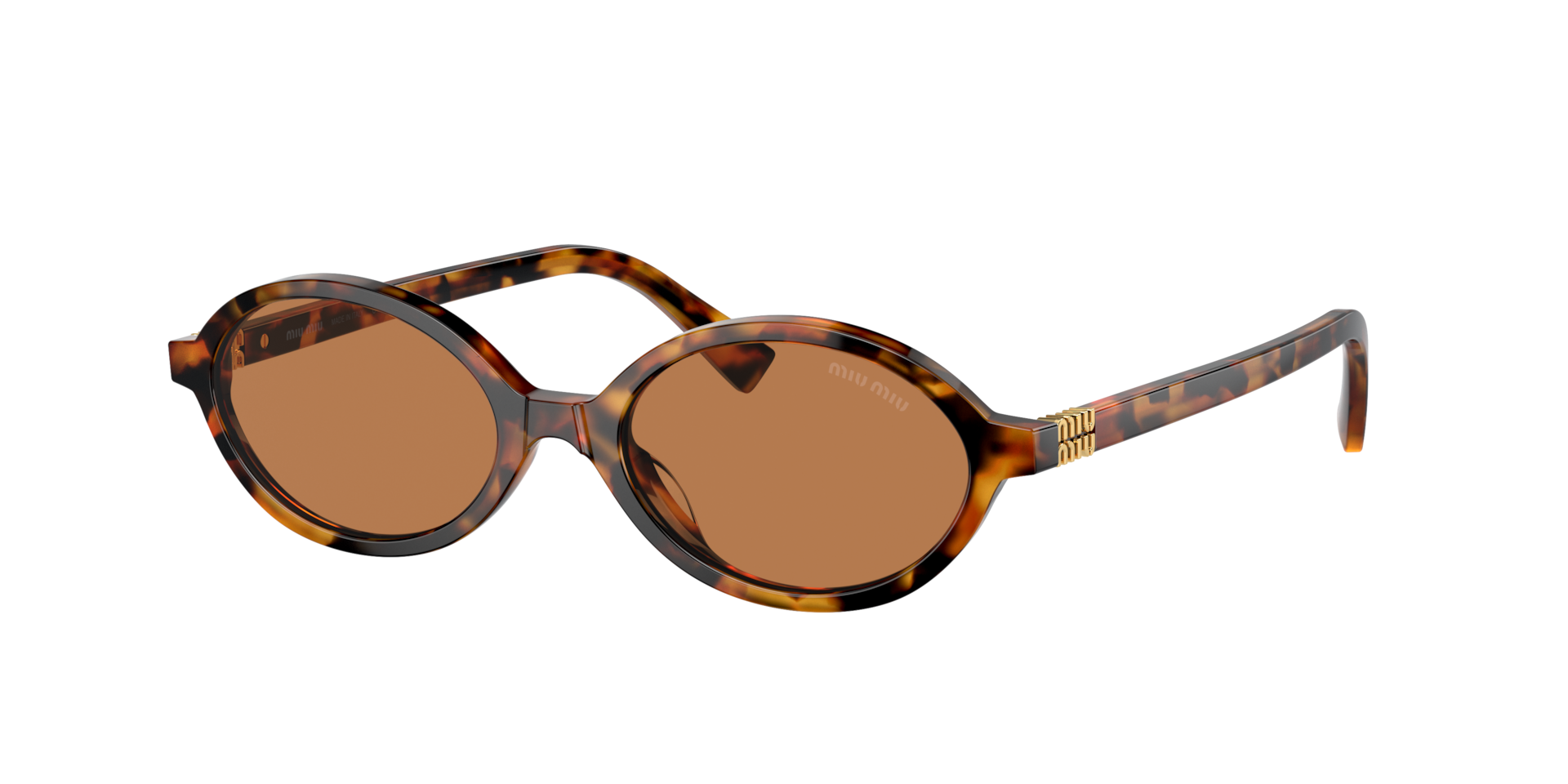 Miu Miu Woman Sunglass MU 04ZSF -  Frame color: Havana Cork, Lens color: Brown