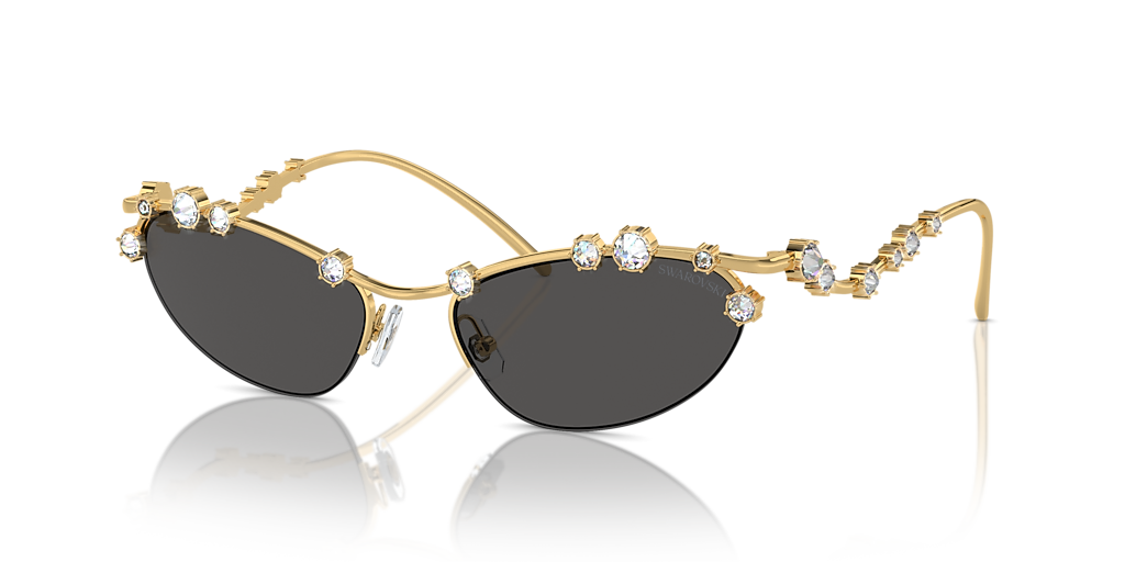 Swarovski SK7016 L (56 - 19) with Grey lenses and Gold frame