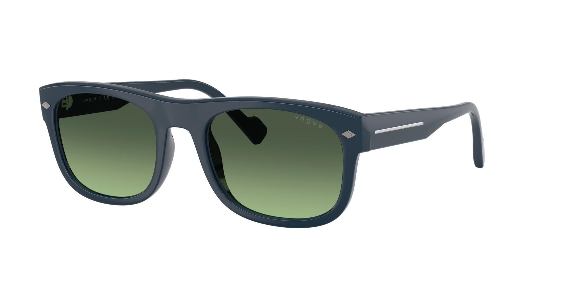 Vogue Eyewear Mann Sunglass VO5754S - Rahmenfarbe: Full Blue Navy, Linsenfarbe: Grün Verlauf
