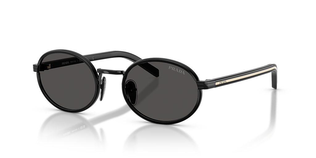 Prada PR B56S XS (52 - 20) with Grey lenses and Black frame