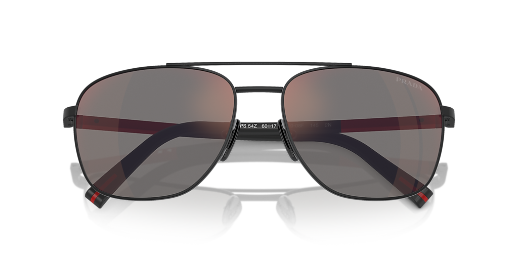 Prada Linea Rossa PS 54ZS XXL (60 - 17) with Grey lenses and Black