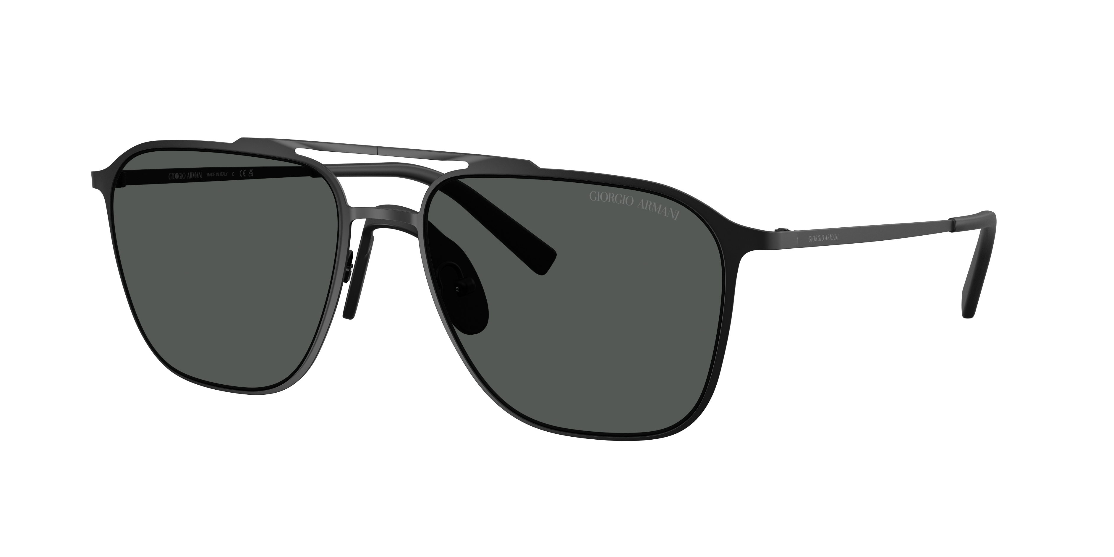 Giorgio Armani AR6110 XXL (58 - 18) with Grey lenses and Black
