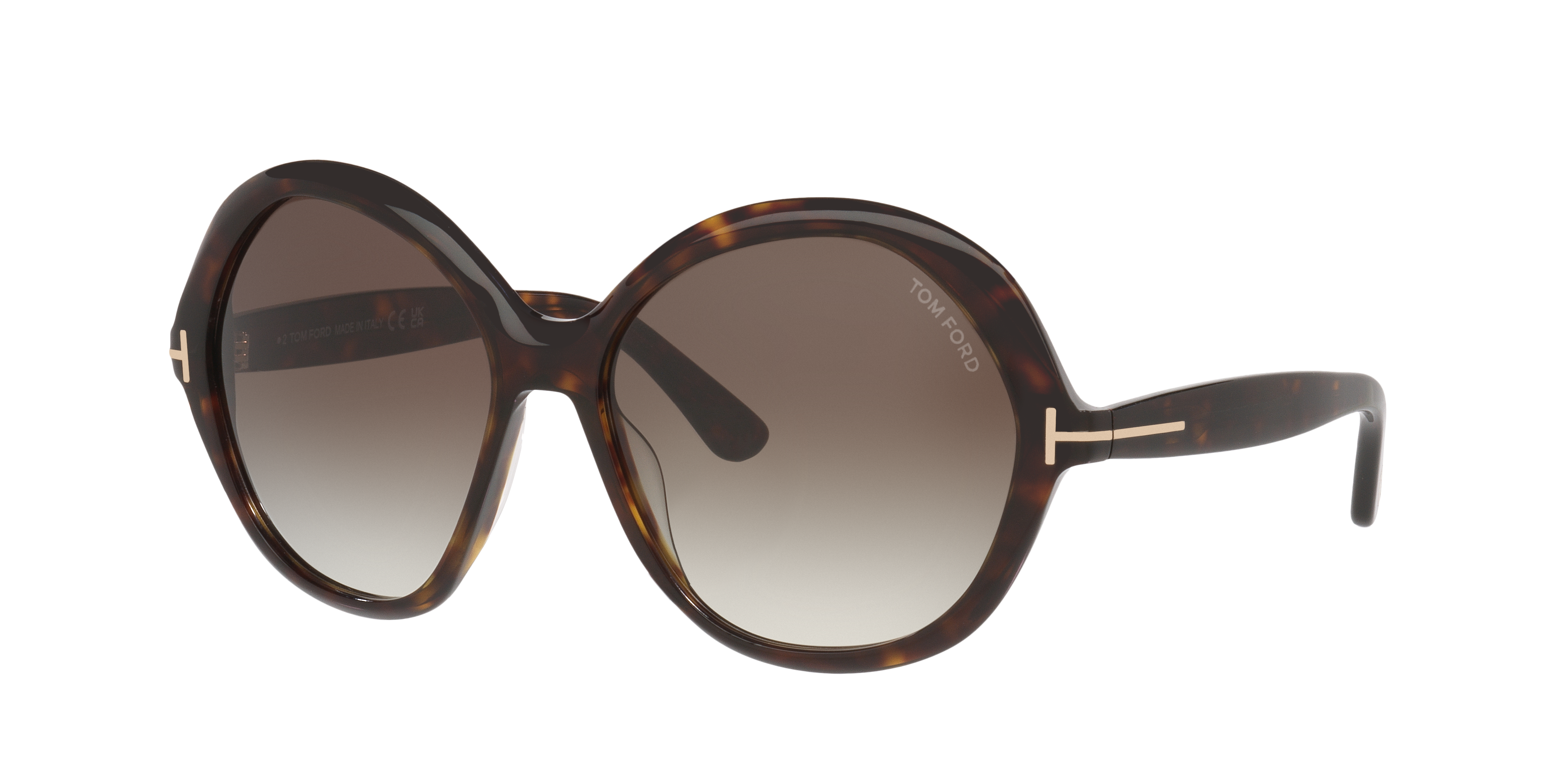 Tom Ford Woman Sunglass Annabelle-02 -  Frame color: Tortoise Black, Lens color: Grey Gradient