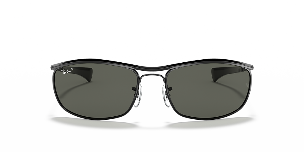 Ray-Ban Olympian I Deluxe L (62 - 18) with Green lenses and Black