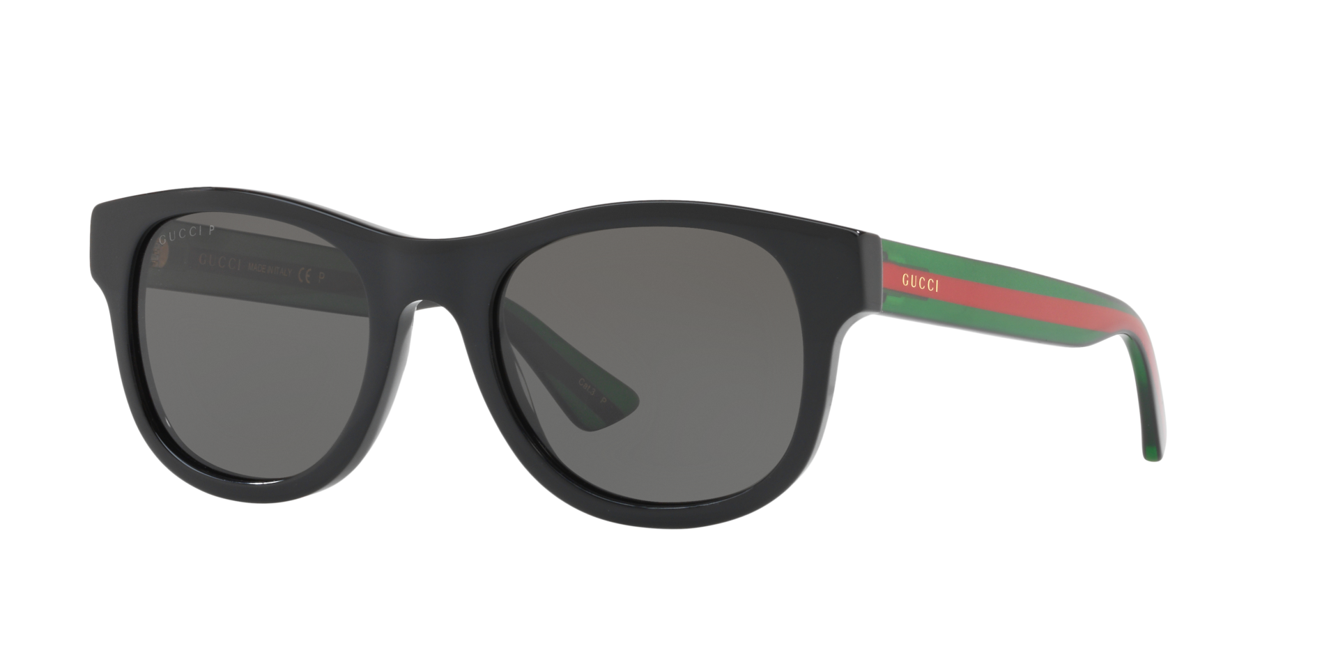 Gucci Homme Sunglass GG0003SN - Couleur du Monture Noir Couleur de Lentille Vert 210 €