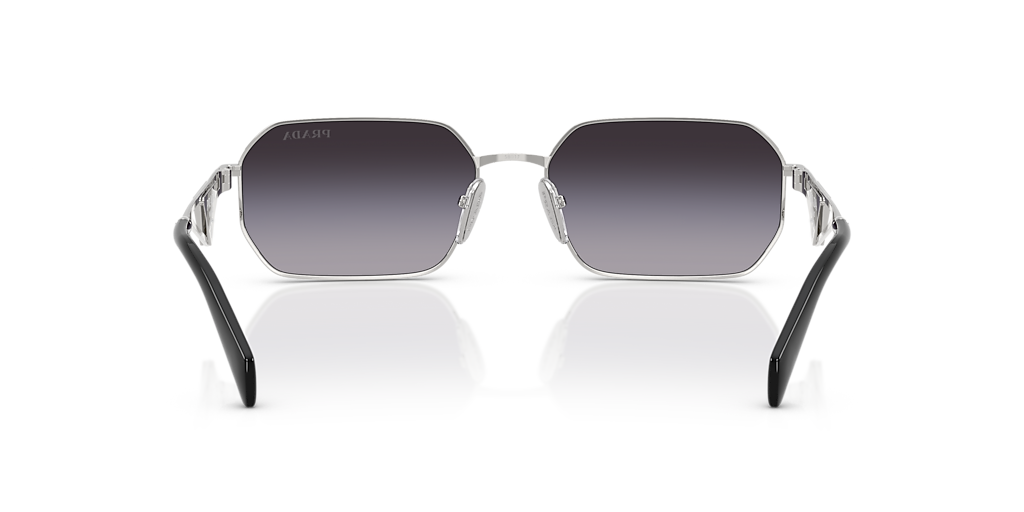 Prada PR A51S XL (58 - 17) with Grey lenses and Silver frame