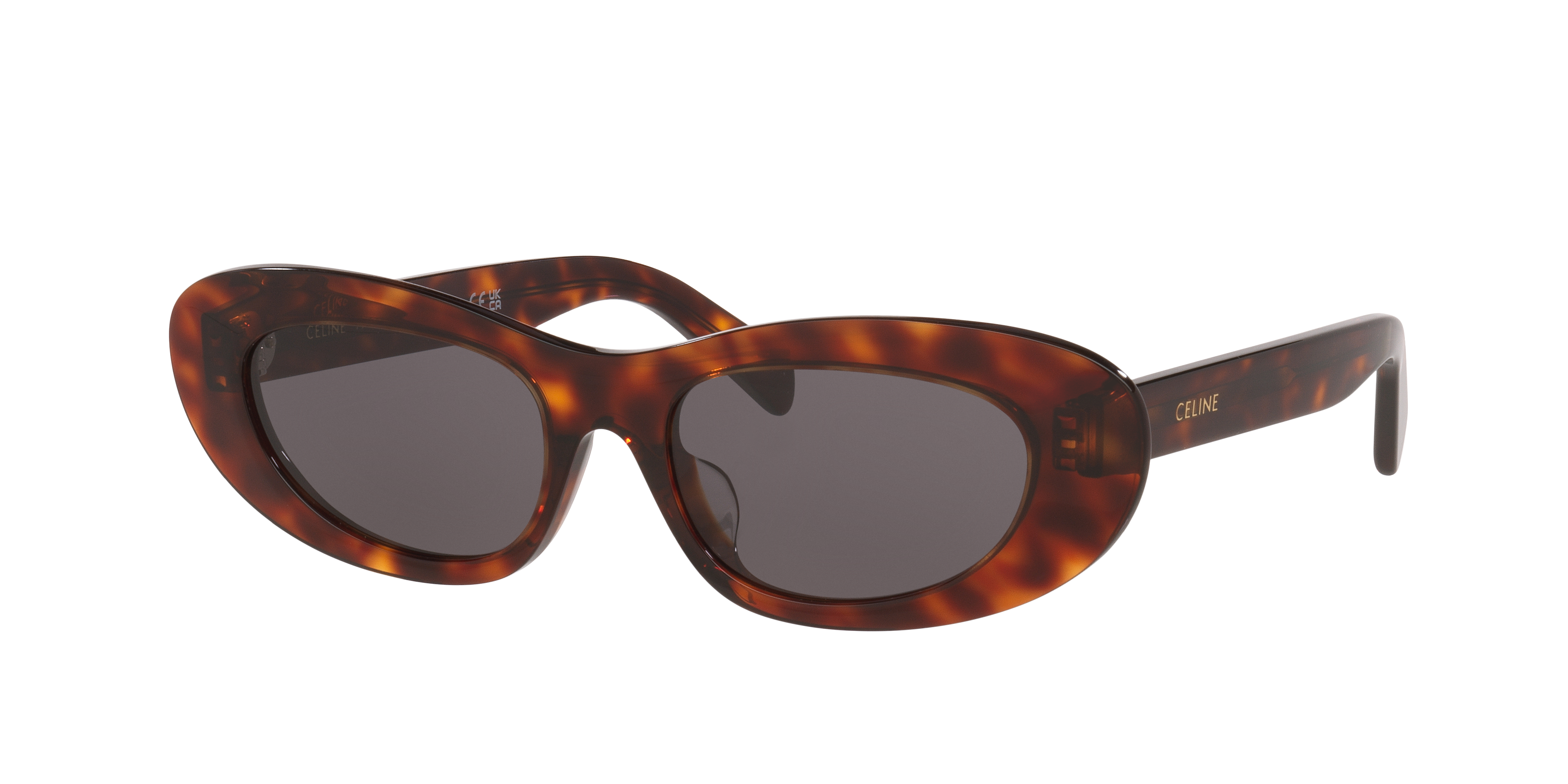 Celine Woman Sunglass Celine 3 Dots CL40310U -  Frame color: Tortoise Black, Lens color: Grey