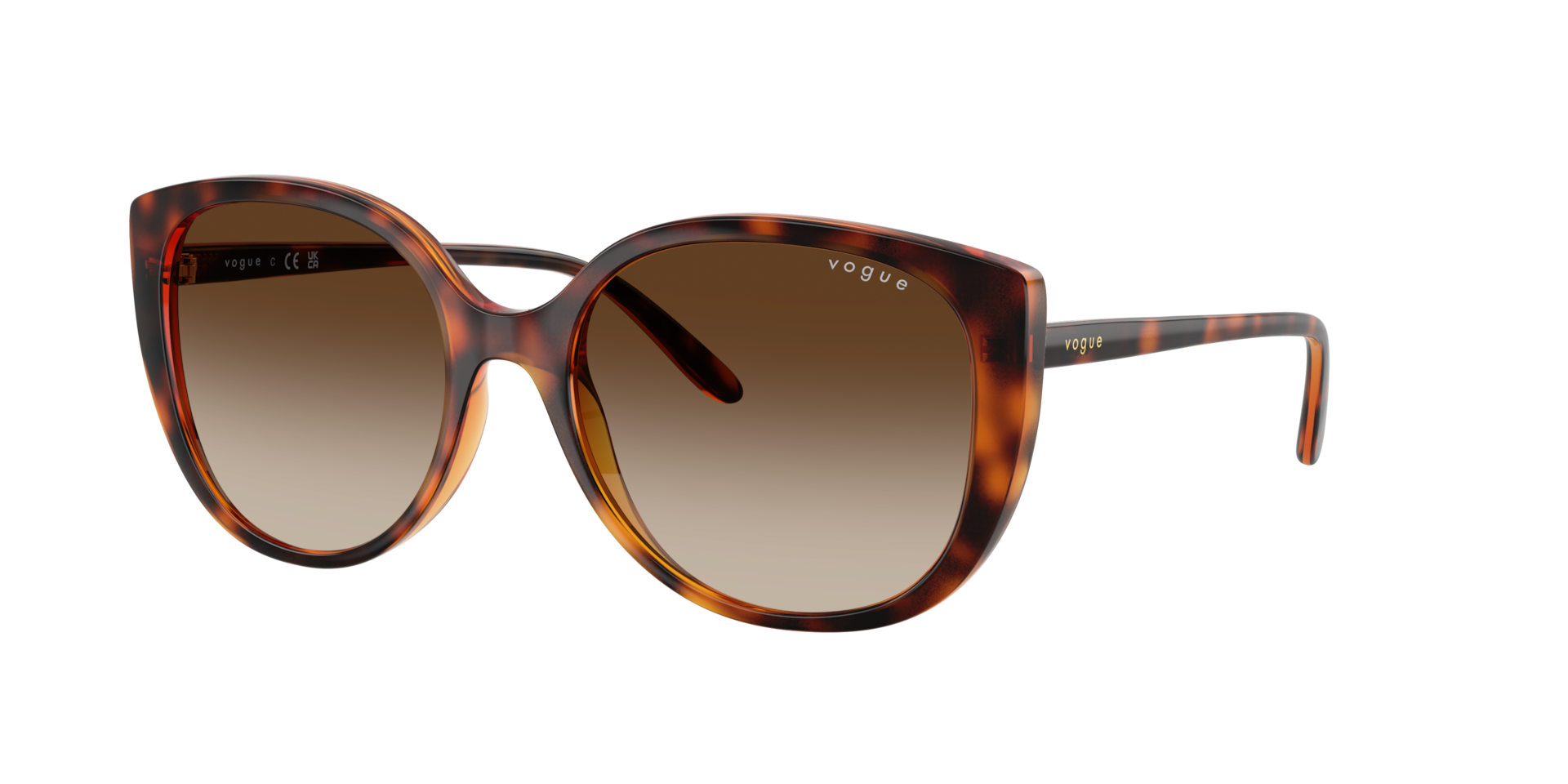 Vogue Eyewear Woman Sunglass VO5623S -  Frame color: Dark Havana, Lens color: Gradient Brown