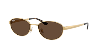 Ray-Ban Aviator Puffer L (52 - 21) with Blue lenses and Black