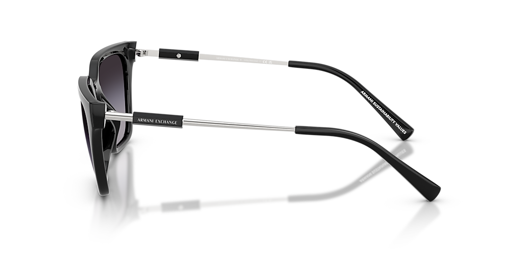 Armani Exchange AX4158S M (55 - 20) with Grey lenses and Black
