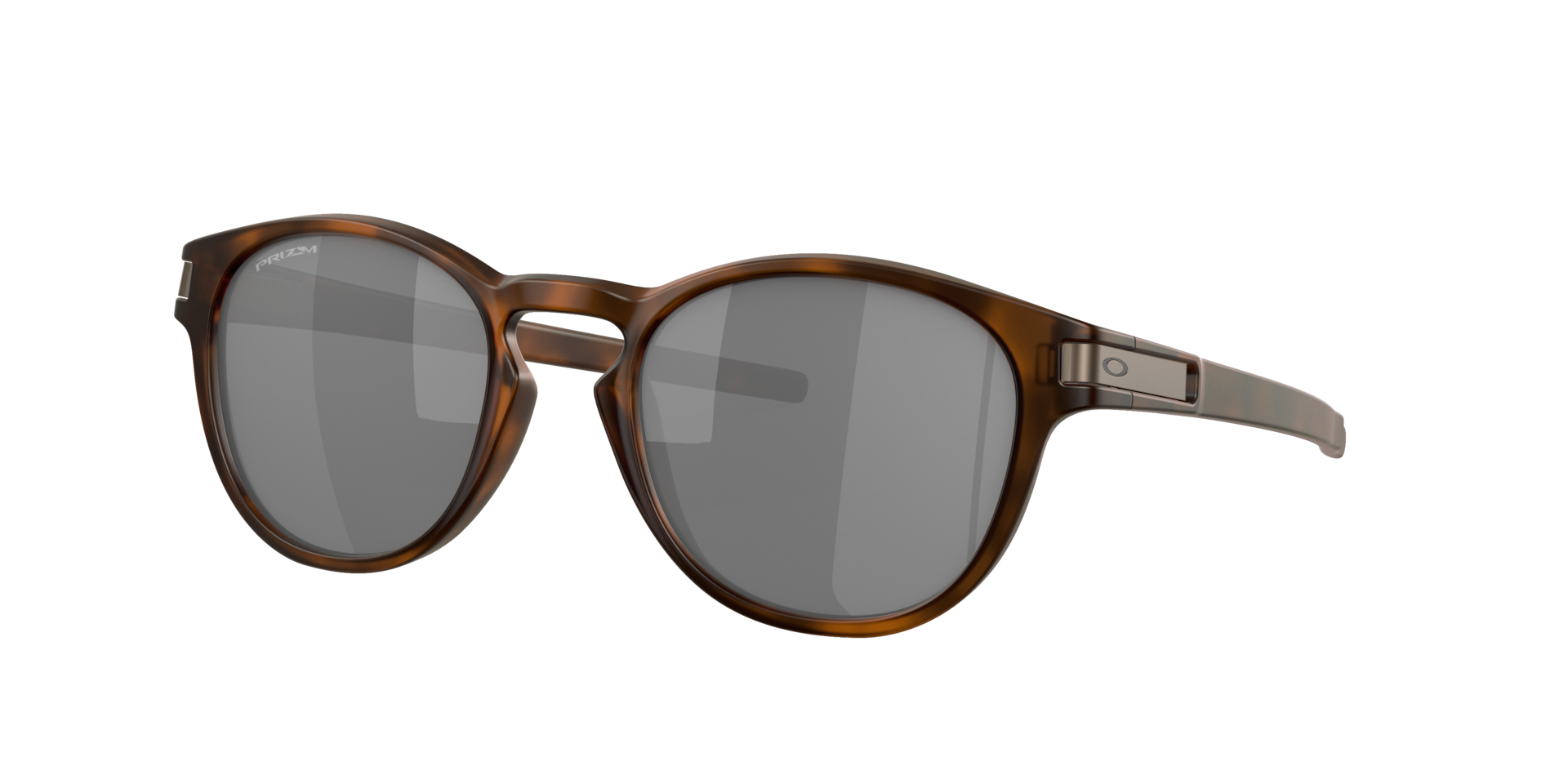 Oakley Unisex Sunglass Latch™ - Framekleur: Matbruin Tortoise, Lenskleur: Prizm zwart