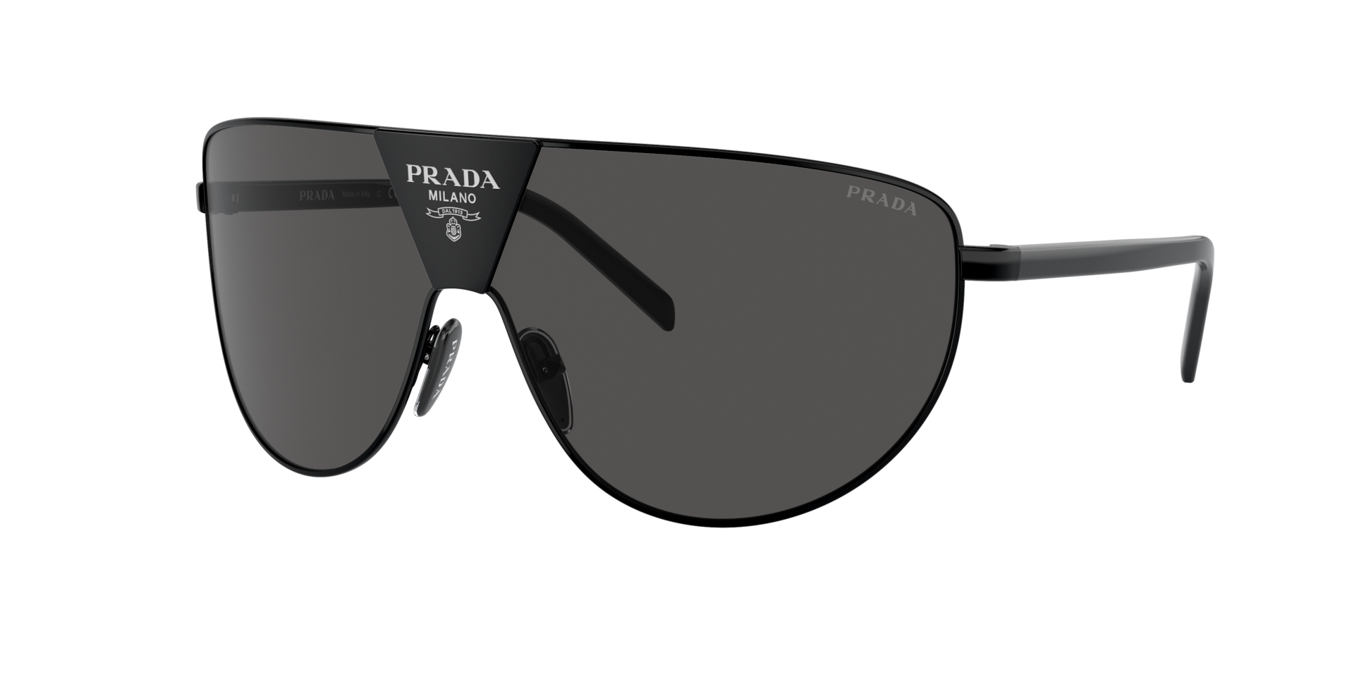 Prada Homme Sunglass PR 69ZS - Couleur du Monture Noir Couleur de Lentille Gris fonc 315 €