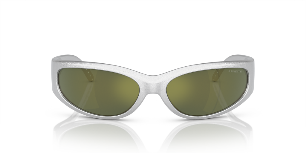 Arnette Catfish L (62 - 16) with Green lenses and Silver frame