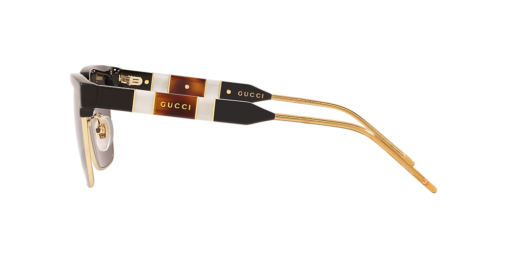 Gucci GG0603S M (56 - 16) with Grey lenses and Black frame