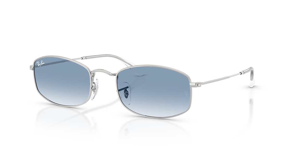 Ray-Ban RB3832 XL (55 - 21) with Blue lenses and Silver frame