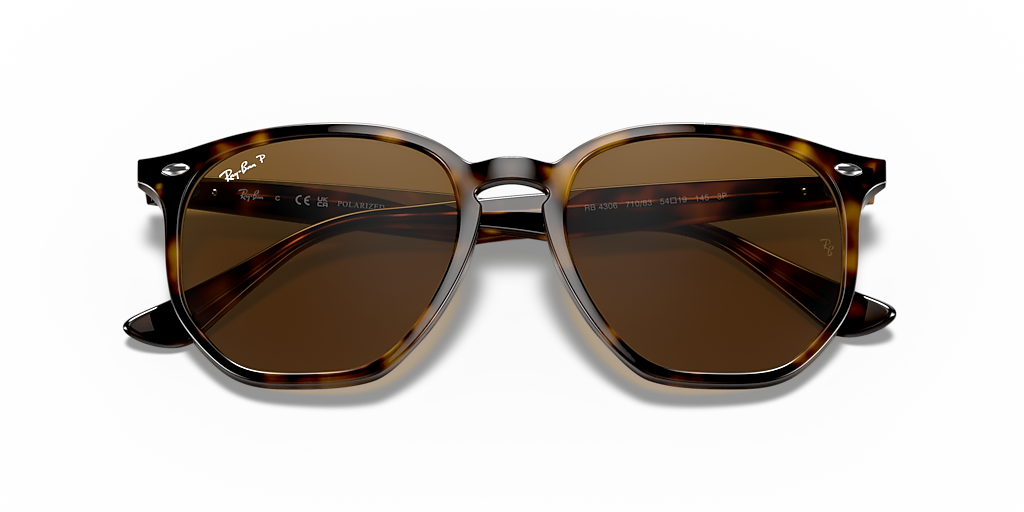 Ray-Ban RB4306 L (54 - 19) with Brown lenses and Tortoise frame