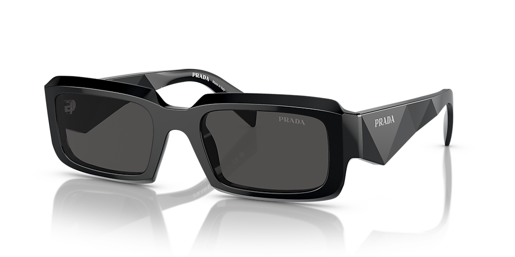 PRADA ブラック サングラス　PR27ZS Prada PR 27ZS L (54 - 21) with Grey lenses and Black frame