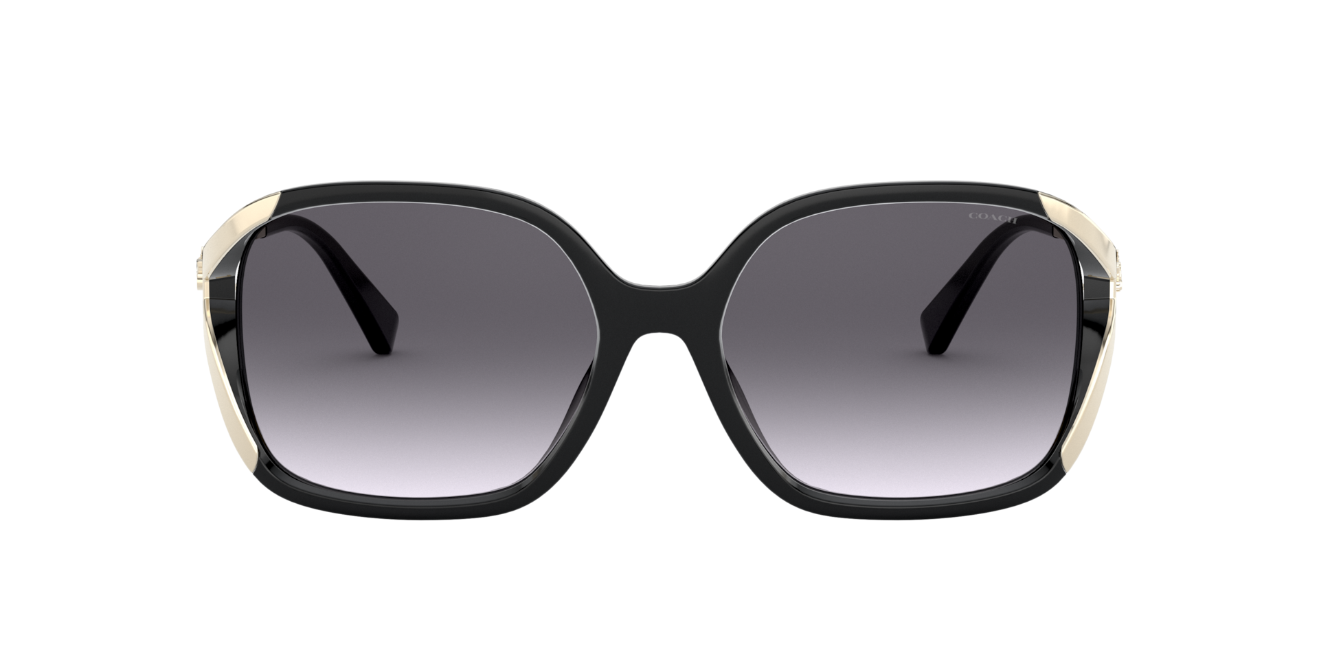 Coach L1116 XL (57 - 17) with Grey lenses and Black frame