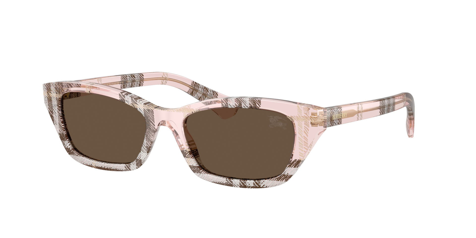 Burberry BE4488 M (52 - 17) with Brown lenses and Pink frame
