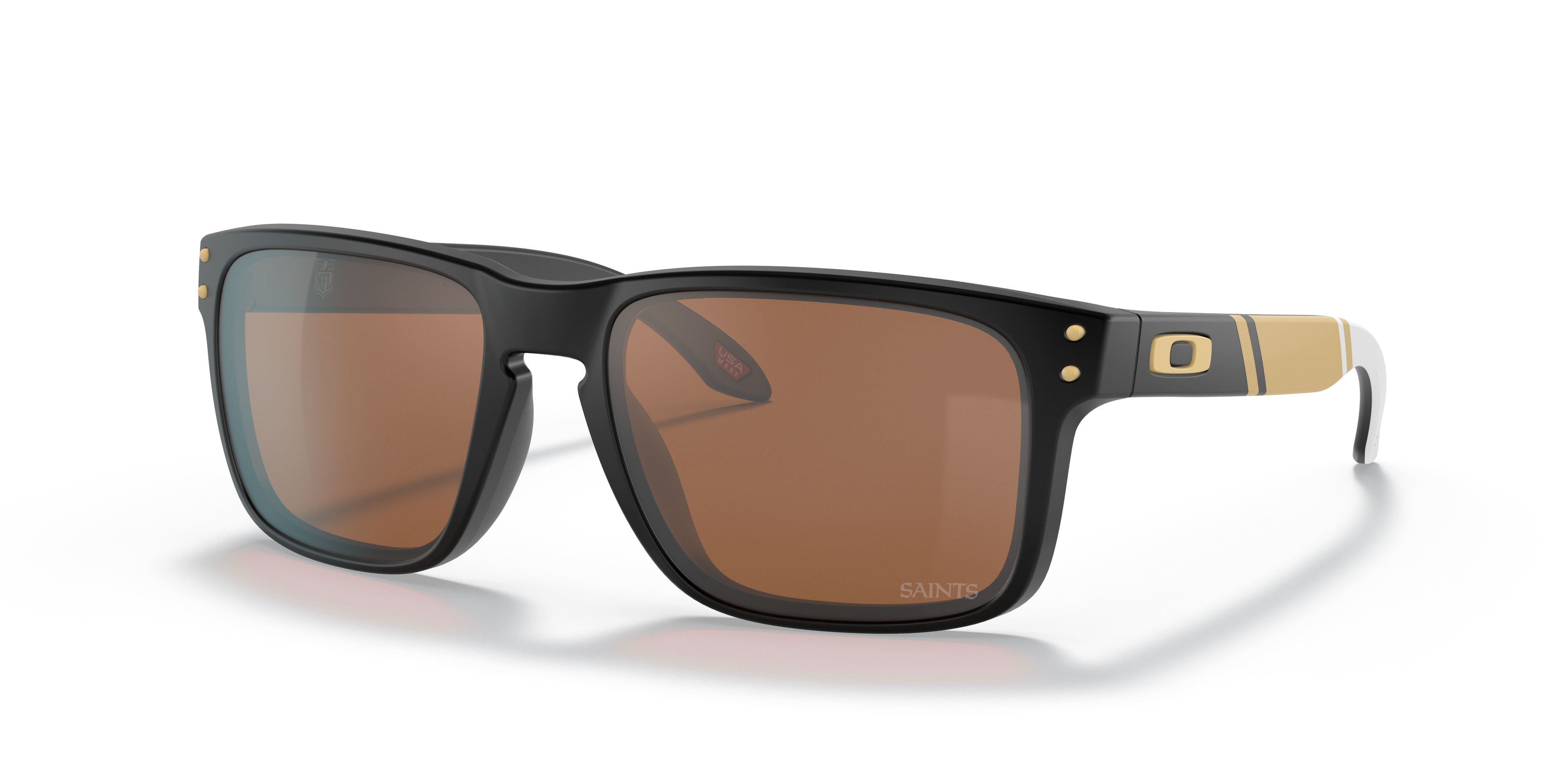 Oakley New Orleans Saints Holbrook™ XL (57 - 18) with Brown lenses