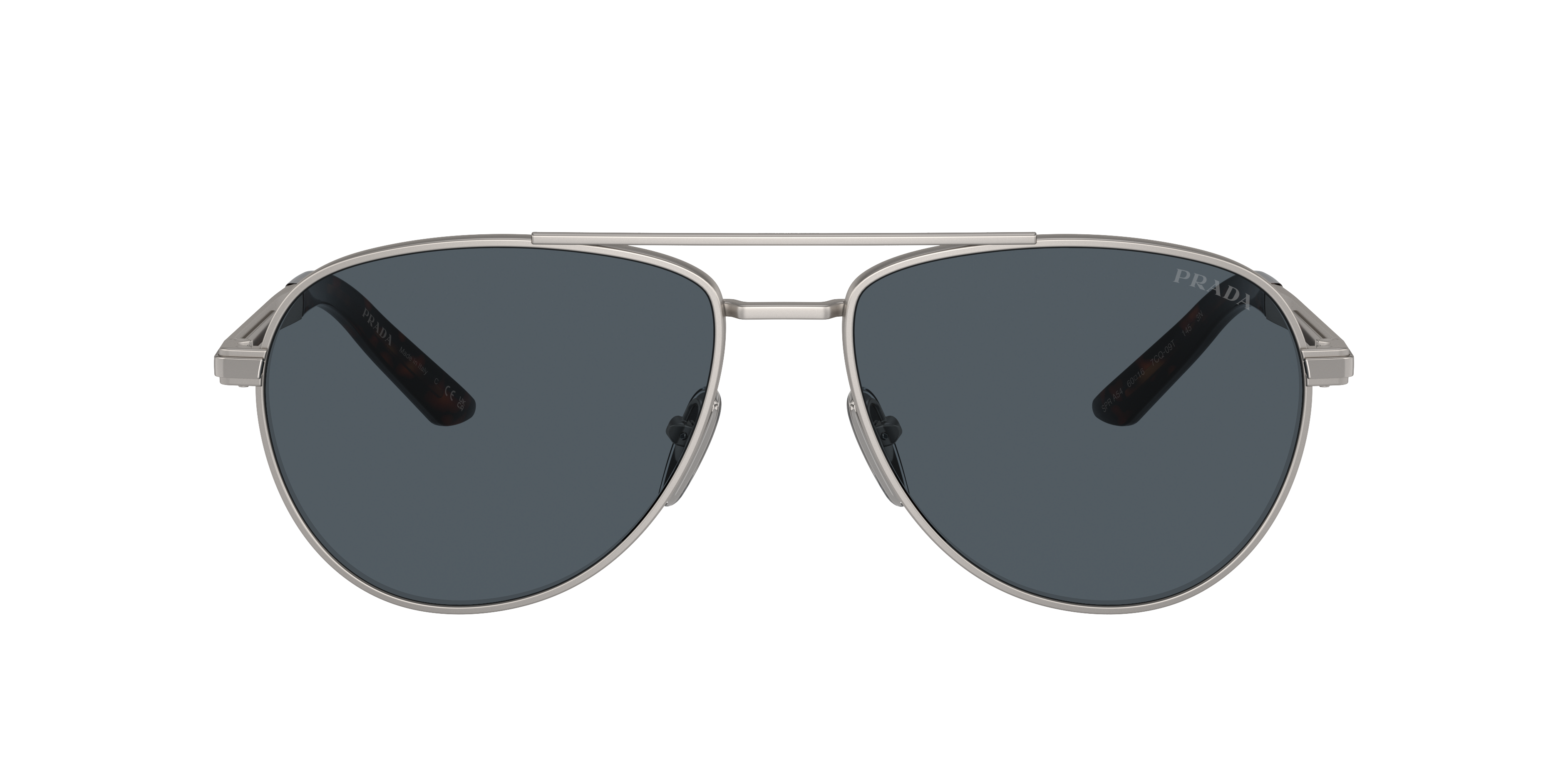 Prada PR A54S XXL (60 - 16) with Grey lenses and Grey frame