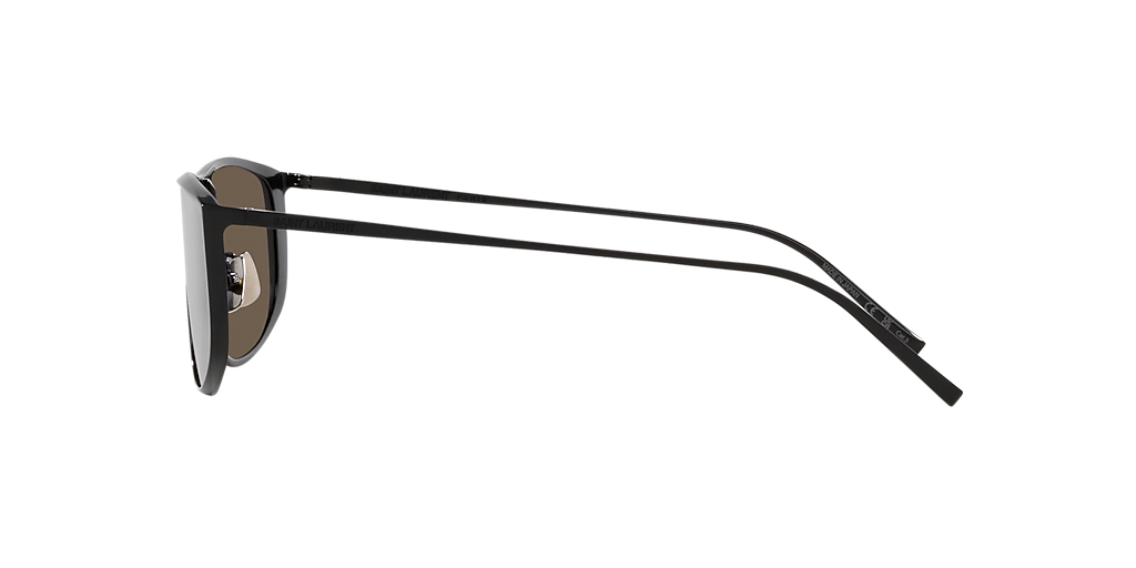 Saint Laurent SL605-002 XXL (99 - 199) with Black lenses and Black