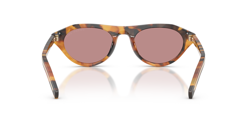 PRADA プラダ サングラス PR B15S オーバル べっ甲色 ケース付き Prada PR B15S M (51 - 21) with Pink lenses and Tortoise frame
