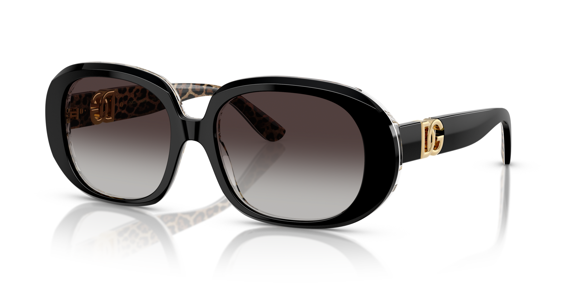 Dolce&Gabbana DG4476 L (56 - 17) with Grey lenses and Black frame