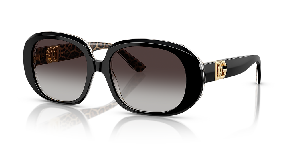 Dolce&Gabbana DG4476 L (56 - 17) with Grey lenses and Black frame