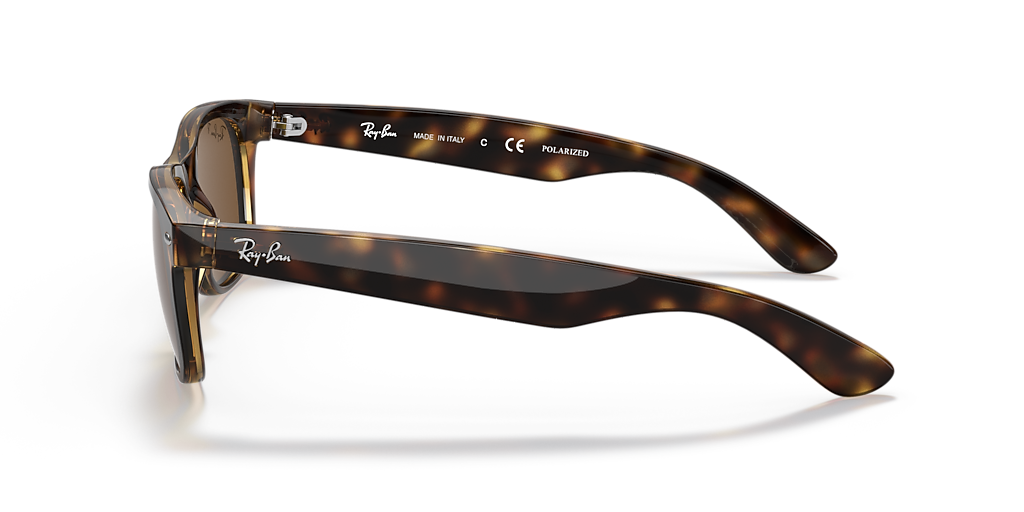 Ray-Ban New Wayfarer Classic M (55 - 18) with Brown lenses and
