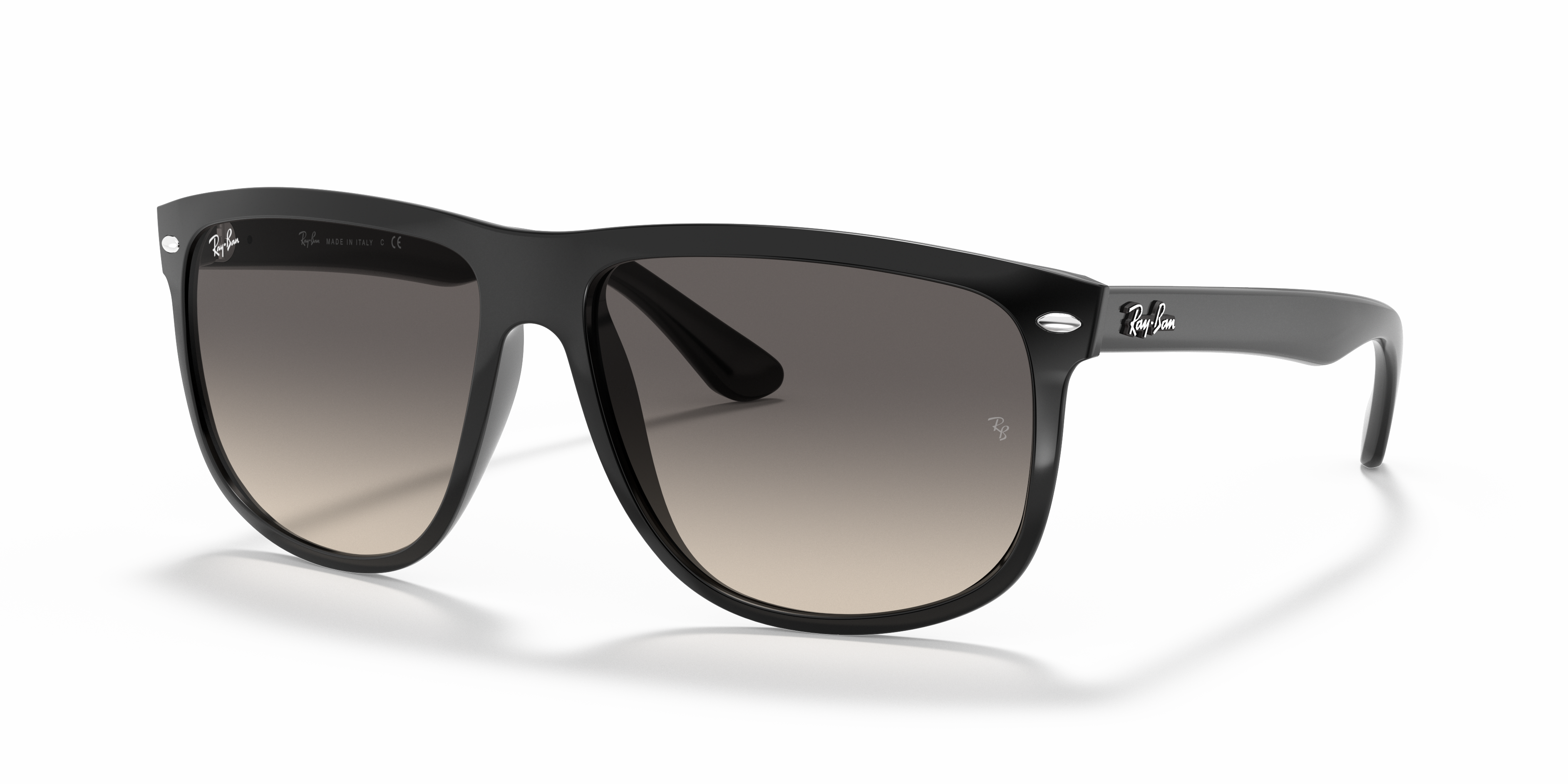 Ray-Ban Boyfriend L (60 - 15) with Grey lenses and Black frame