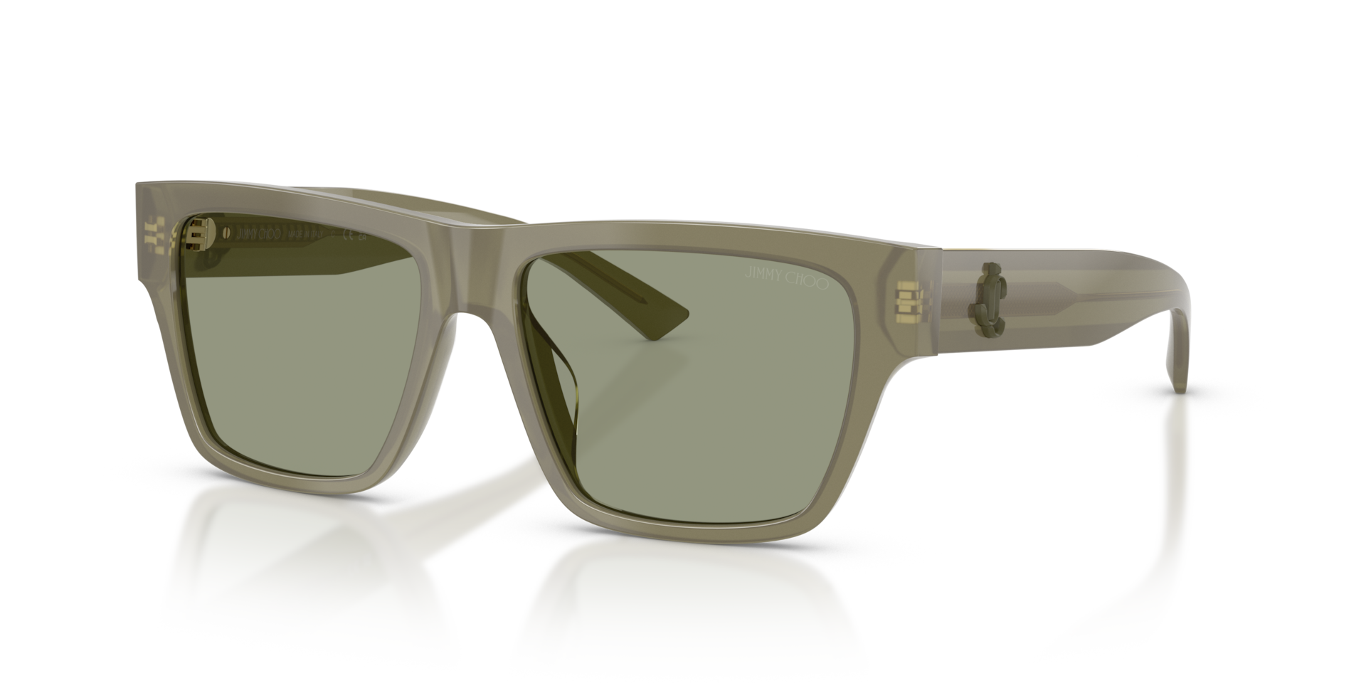 Jimmy Choo JC5052U M (54 - 15) with Green lenses and Green frame