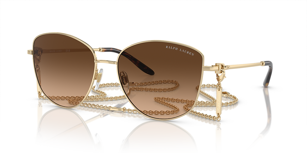 Ralph Lauren The Vivienne XL (59 - 17) with Brown lenses and Gold