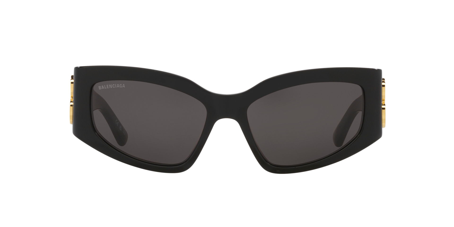 Balenciaga BB0321S L (57 - 17) with Grey lenses and Black frame