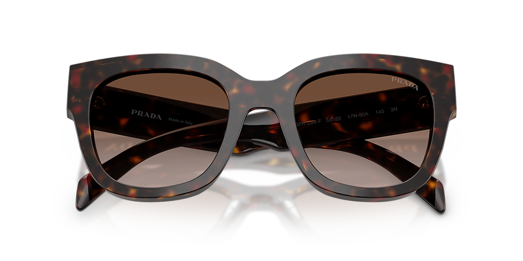 Prada PR C04SF L (53 - 20) with Brown lenses and Tortoise frame