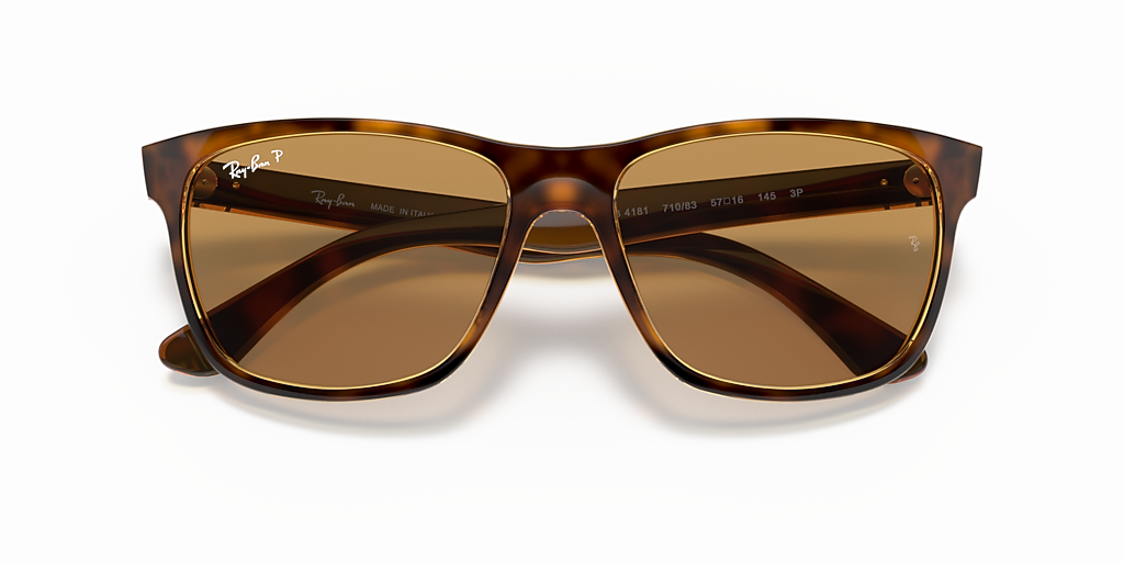Ray-Ban RB4181 M (57 - 16) with Brown lenses and Tortoise frame