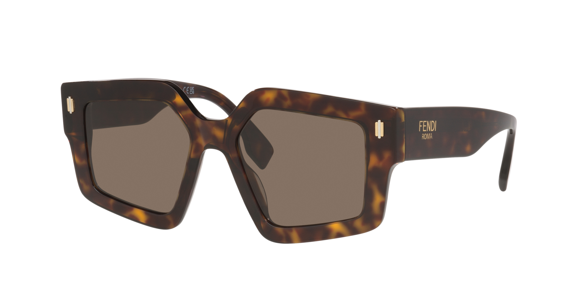 Fendi Femme Sunglass Fendi Roma FE40162I - Couleur du Monture caille de tortue Noir Couleur de Lentille Brun 145 €