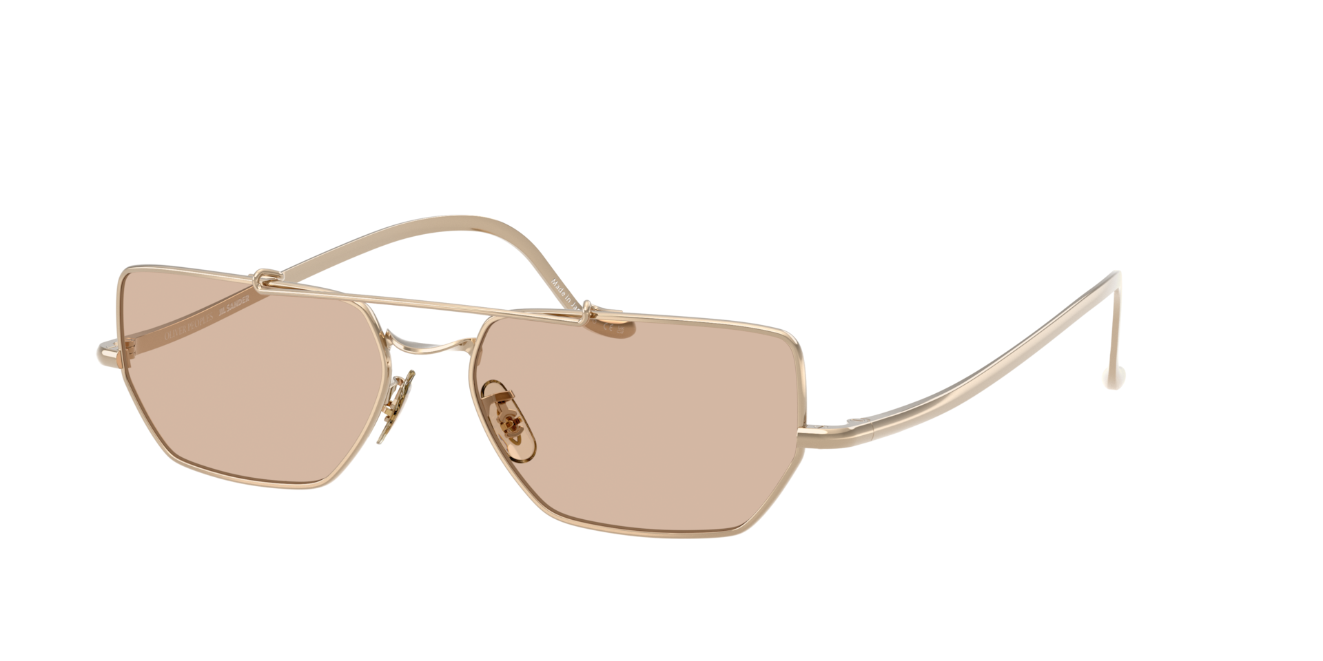 Oliver Peoples Unisex Sunglass Edition 7 - Rahmenfarbe: Gold, Linsenfarbe: Light Brown Wash