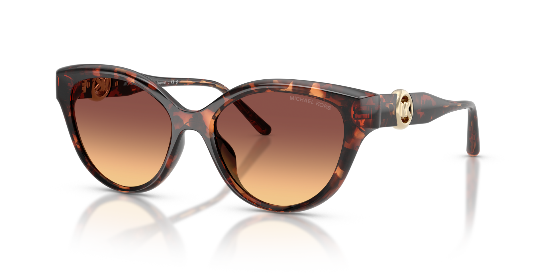 Michael Kors Nagoya S (53 - 17) with Brown lenses and Tortoise