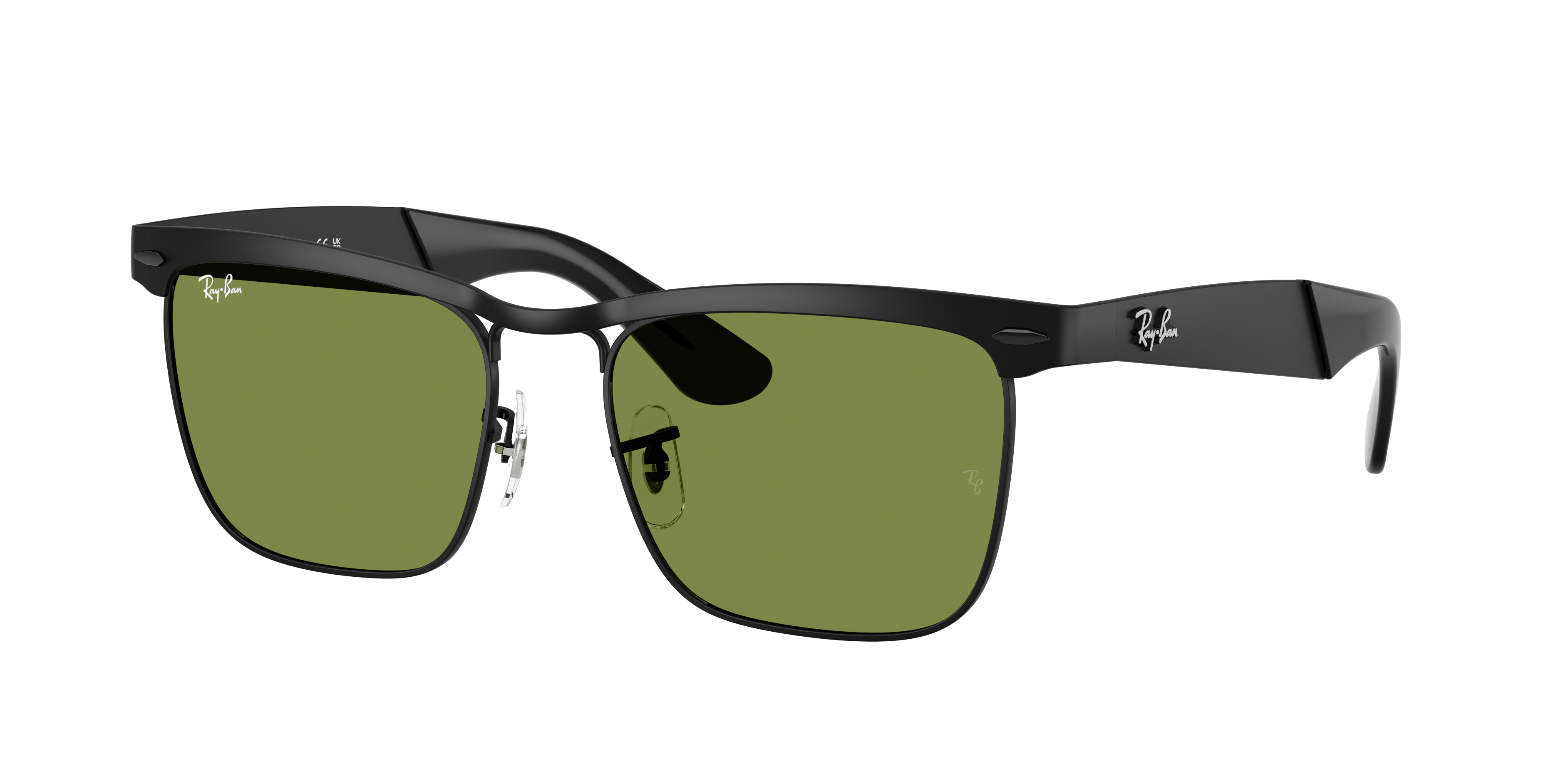 Ray-Ban Wayfarer Deluxe XXL (56 - 18) with Green lenses and Black