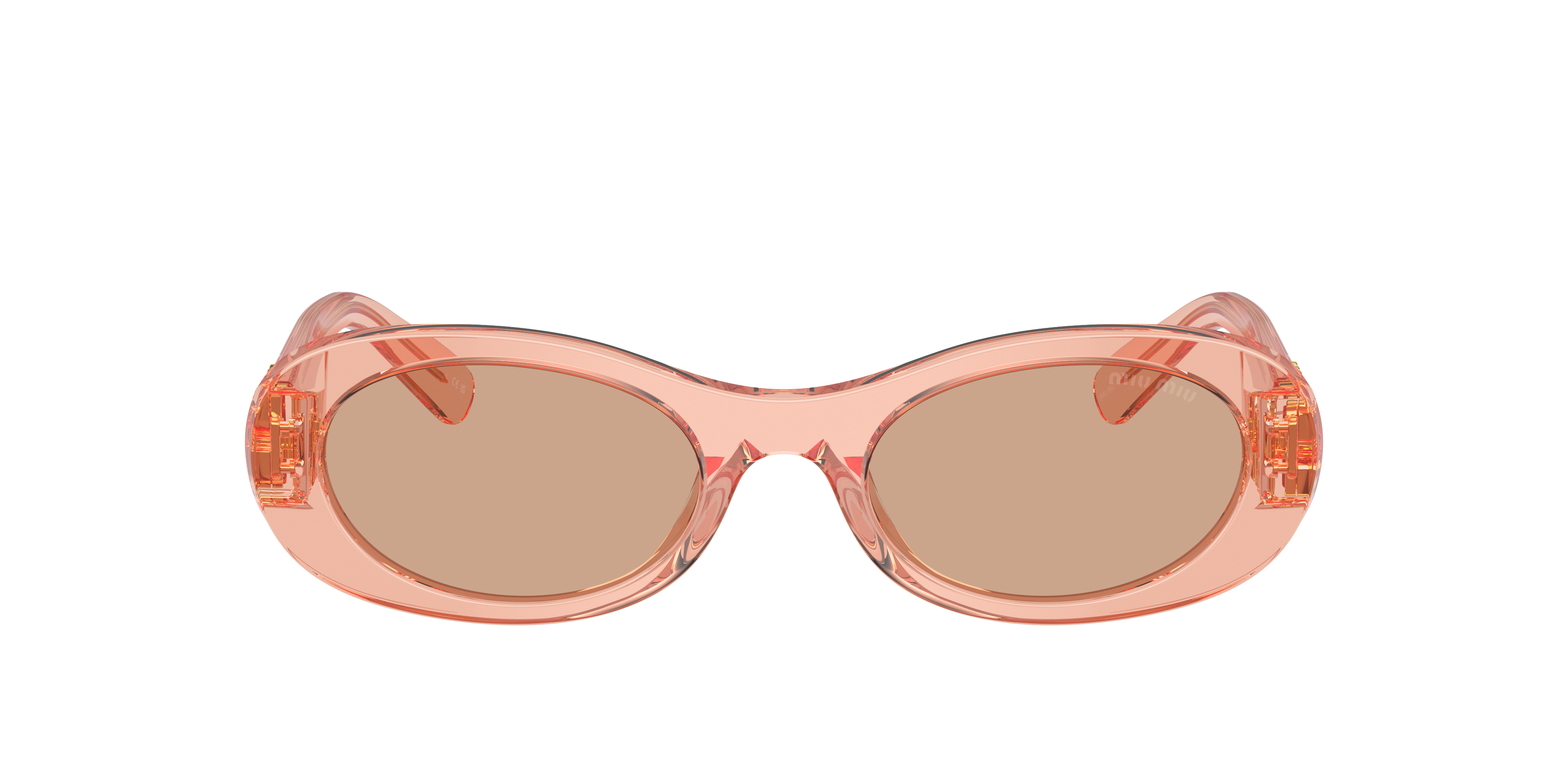 Miu Miu MU 06ZS S (50 - 20) with Brown lenses and Pink frame