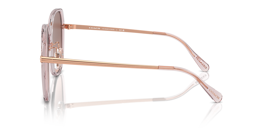 Coach CR636 XXL (59 - 19) with Brown lenses and Pink frame