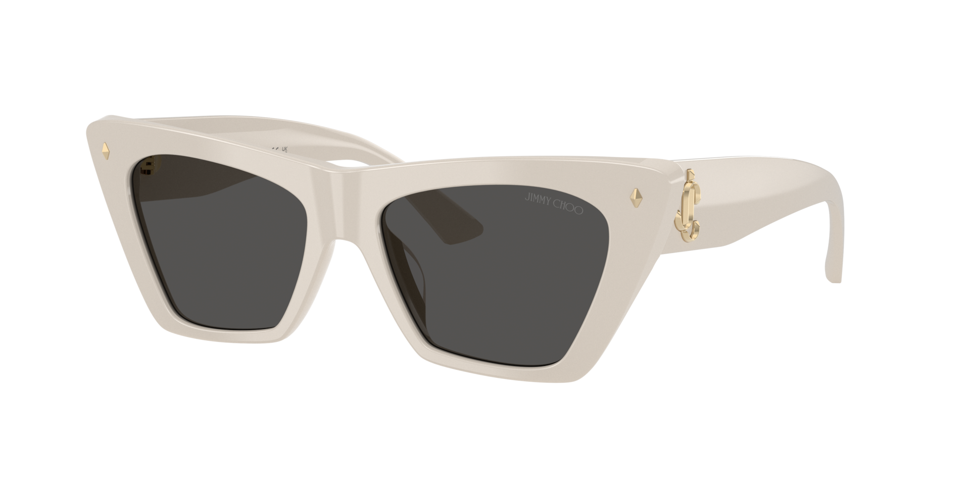 Jimmy Choo Woman Sunglass JC5062U -  Frame color: White, Lens color: Dark Grey